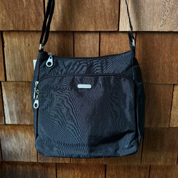 NWT Baggallini Black Joey Large Hobo with Adjustable Strap -10” H x 11" W x 5” D - Picture 6 of 14